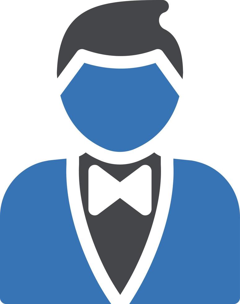 waitor vector illustration on a background.Premium quality symbols. vector icons for concept and graphic design.