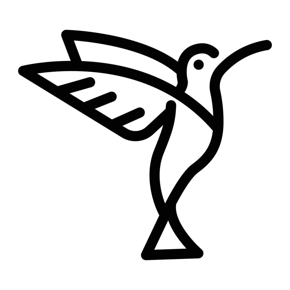 ilustración de vector de pájaro en un fondo. símbolos de calidad premium. iconos vectoriales para concepto y diseño gráfico.