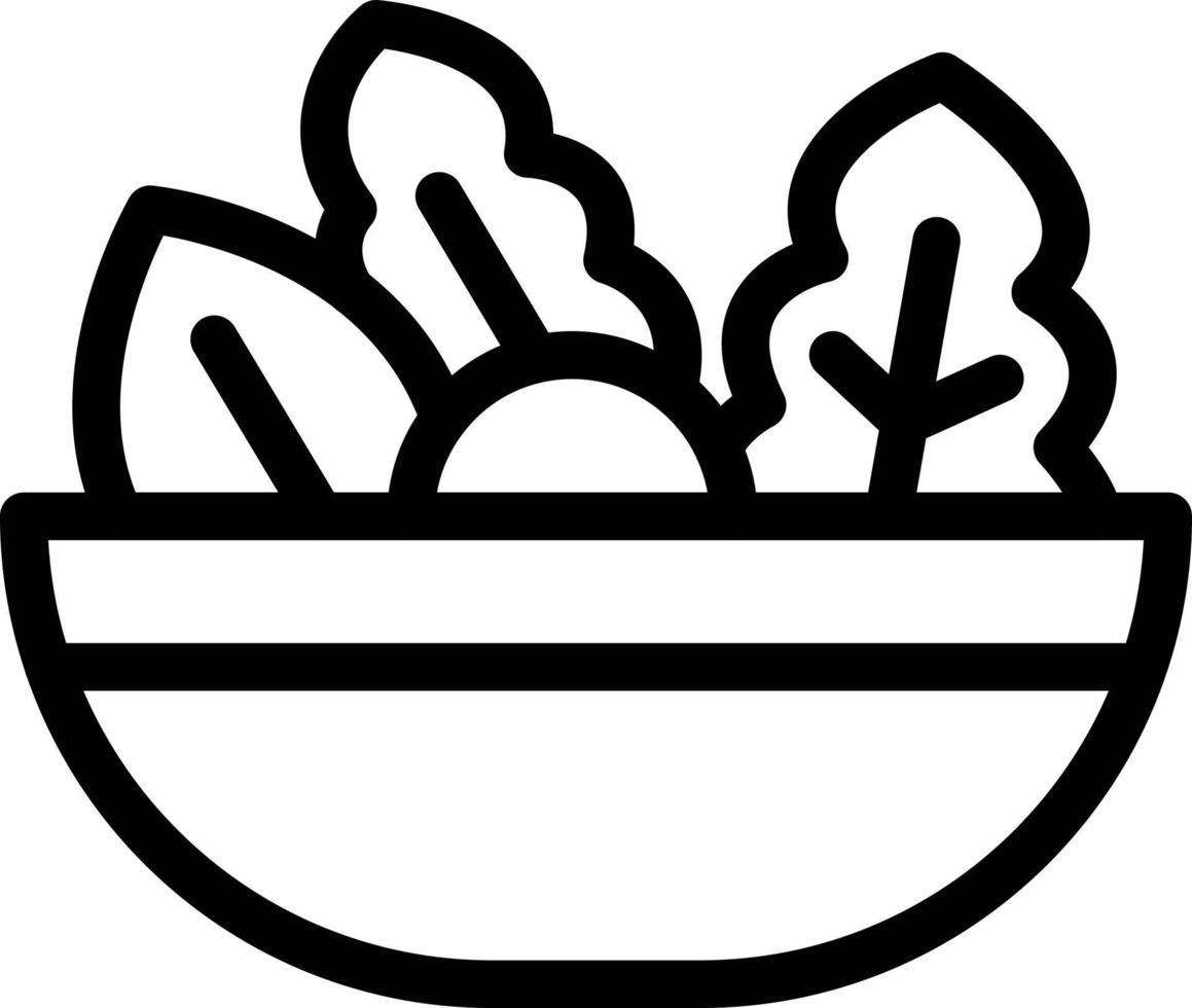 salad bowl vector illustration on a background.Premium quality symbols.vector icons for concept and graphic design.