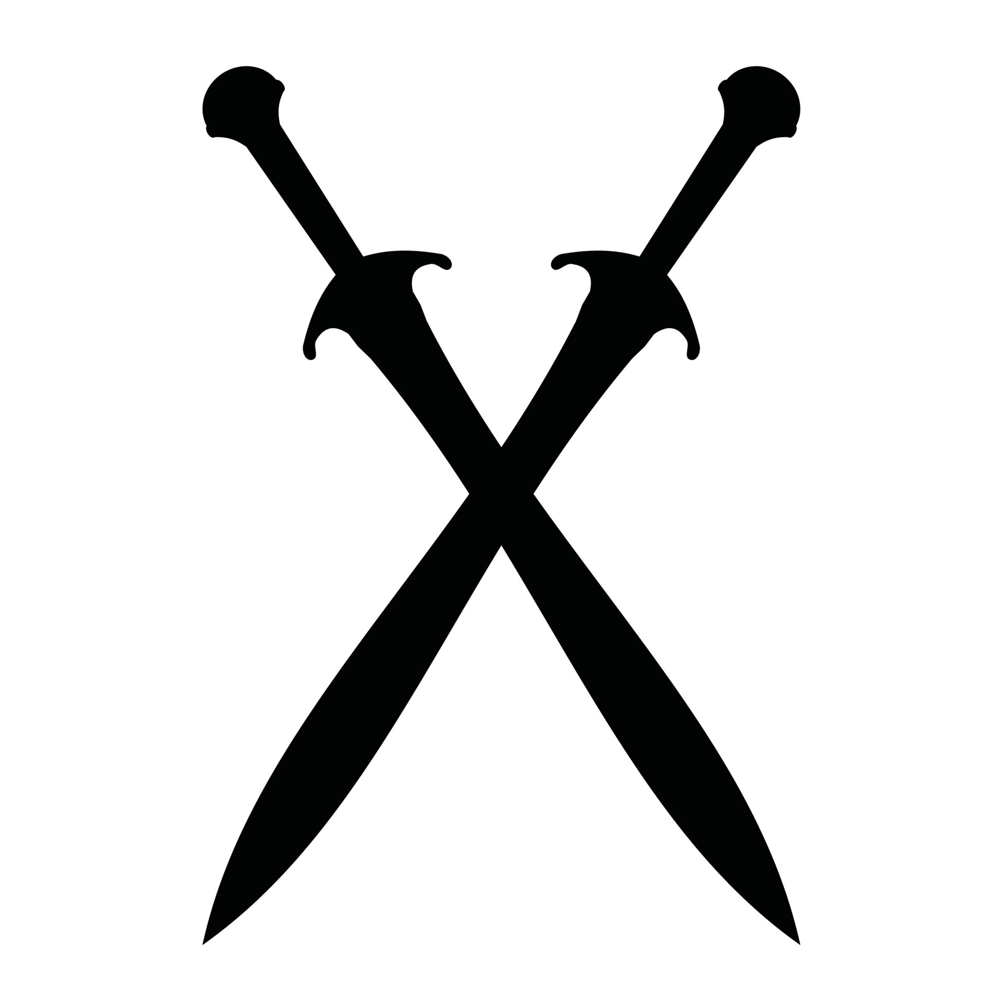 Crossed Swords Vector Icon Illustration. Beautiful Two Swords. Sword Icon  28582500 Vector Art at Vecteezy