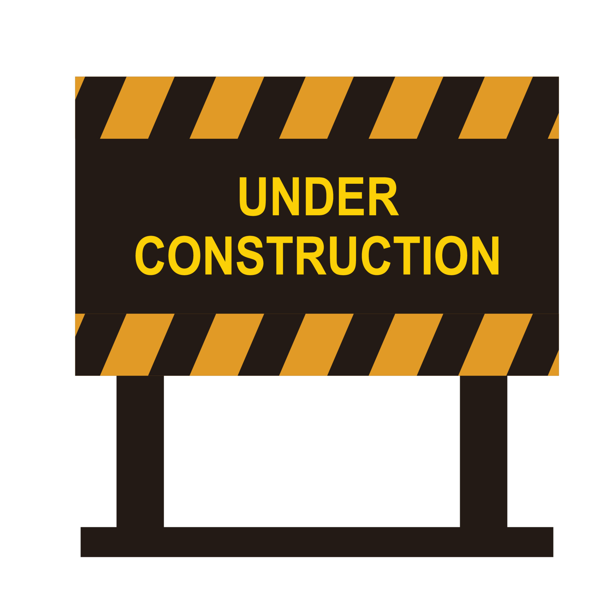 under construction board sign 7275961 Vector Art at Vecteezy