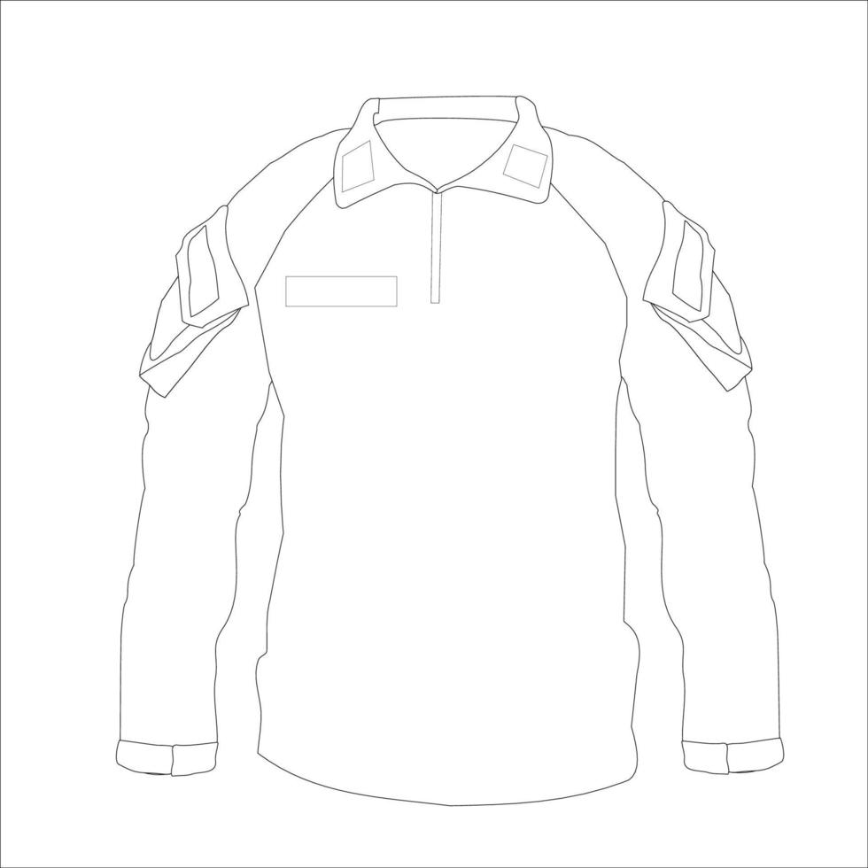 military clothes fashion vector