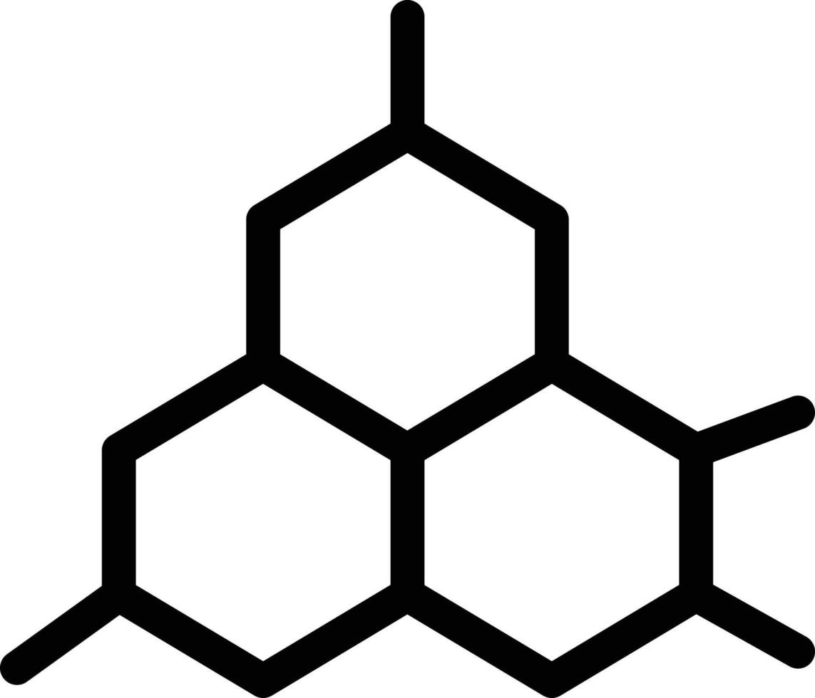 ilustración de vector de molécula en un fondo. símbolos de calidad premium. iconos vectoriales para concepto y diseño gráfico.