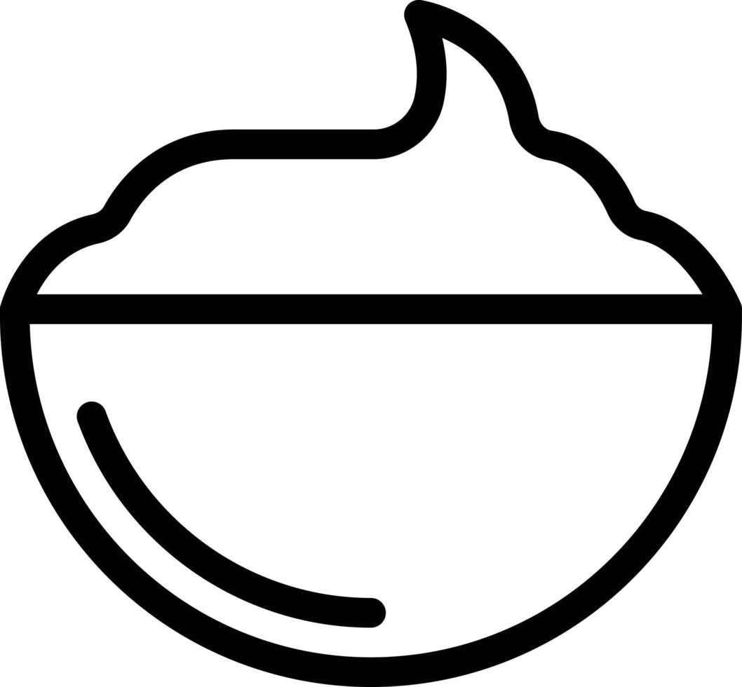 powder bowl vector illustration on a background.Premium quality symbols.vector icons for concept and graphic design.