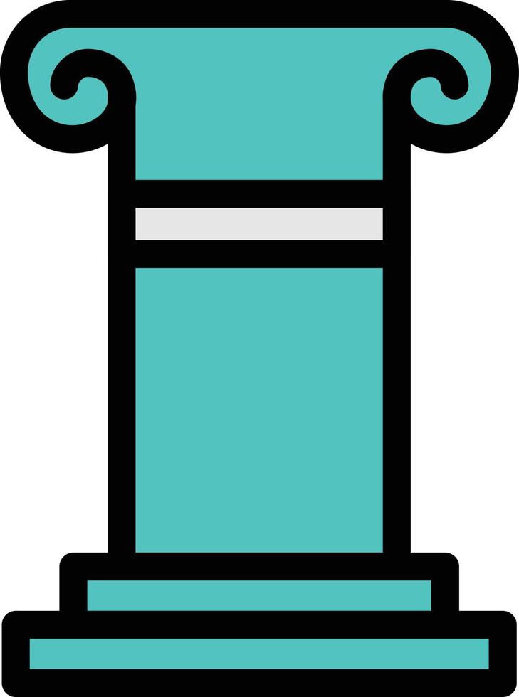 pillar vector illustration on a background.Premium quality symbols.vector icons for concept and graphic design.