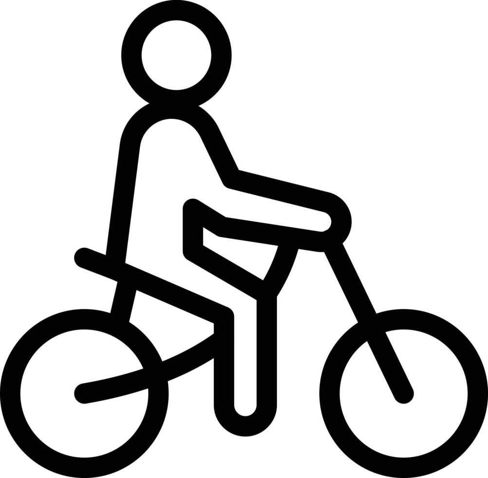 ilustración vectorial de ciclismo en un fondo. símbolos de calidad premium. iconos vectoriales para concepto y diseño gráfico. vector