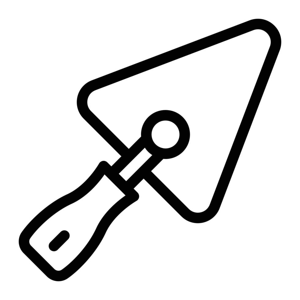 trowel vector illustration on a background.Premium quality symbols.vector icons for concept and graphic design.
