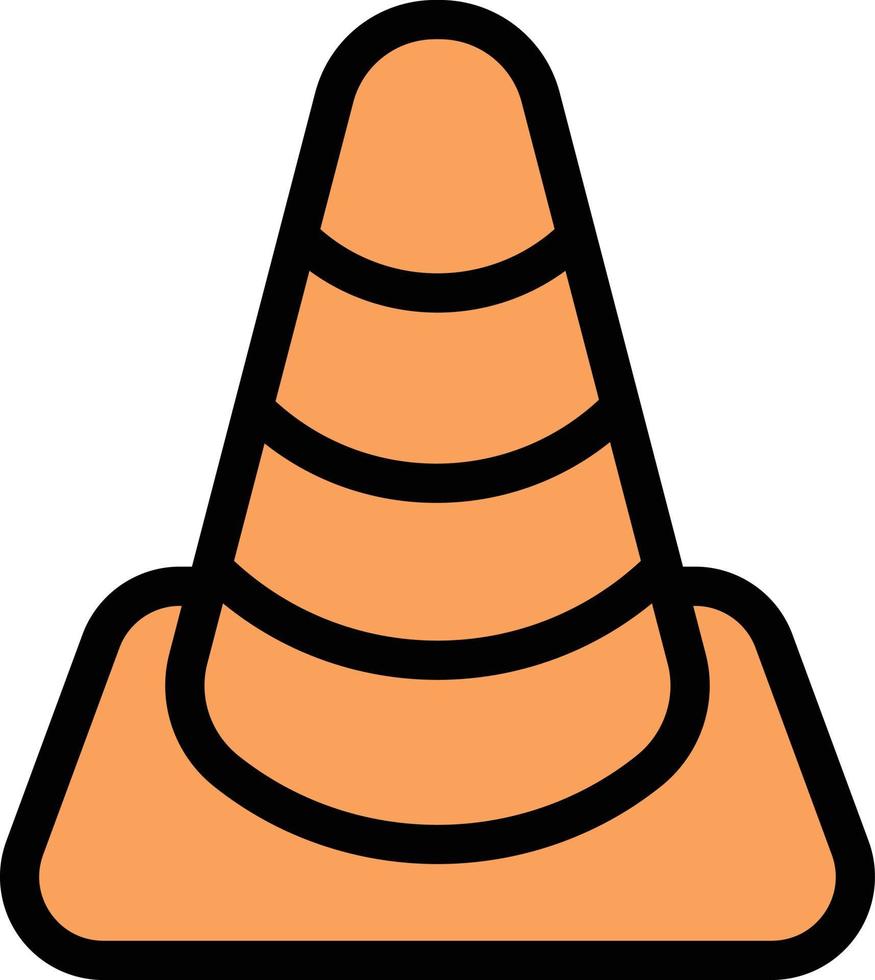 cone vector illustration on a background.Premium quality symbols.vector icons for concept and graphic design.