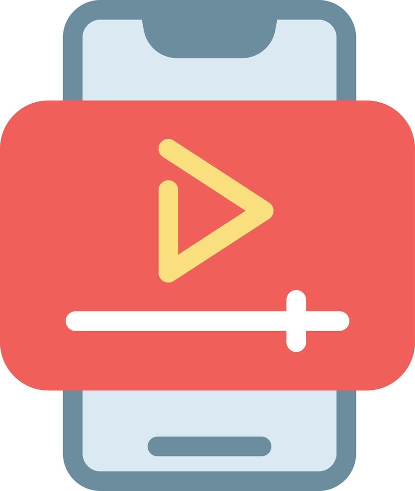 video player vector illustration on a background.Premium quality symbols.vector icons for concept and graphic design.