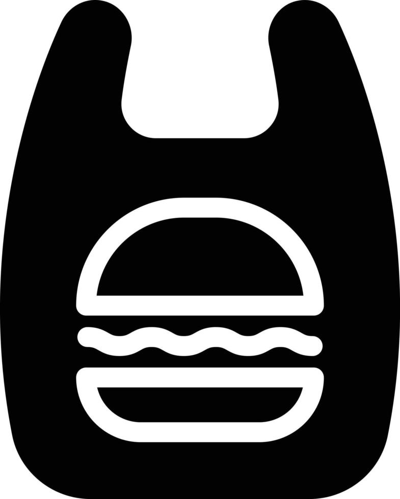 ilustración de vector de hamburguesa en un fondo. símbolos de calidad premium. iconos vectoriales para concepto y diseño gráfico.