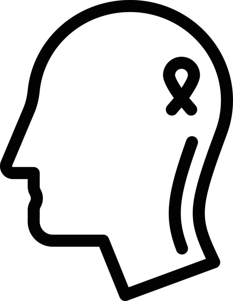 brain cancer vector illustration on a background.Premium quality symbols.vector icons for concept and graphic design.