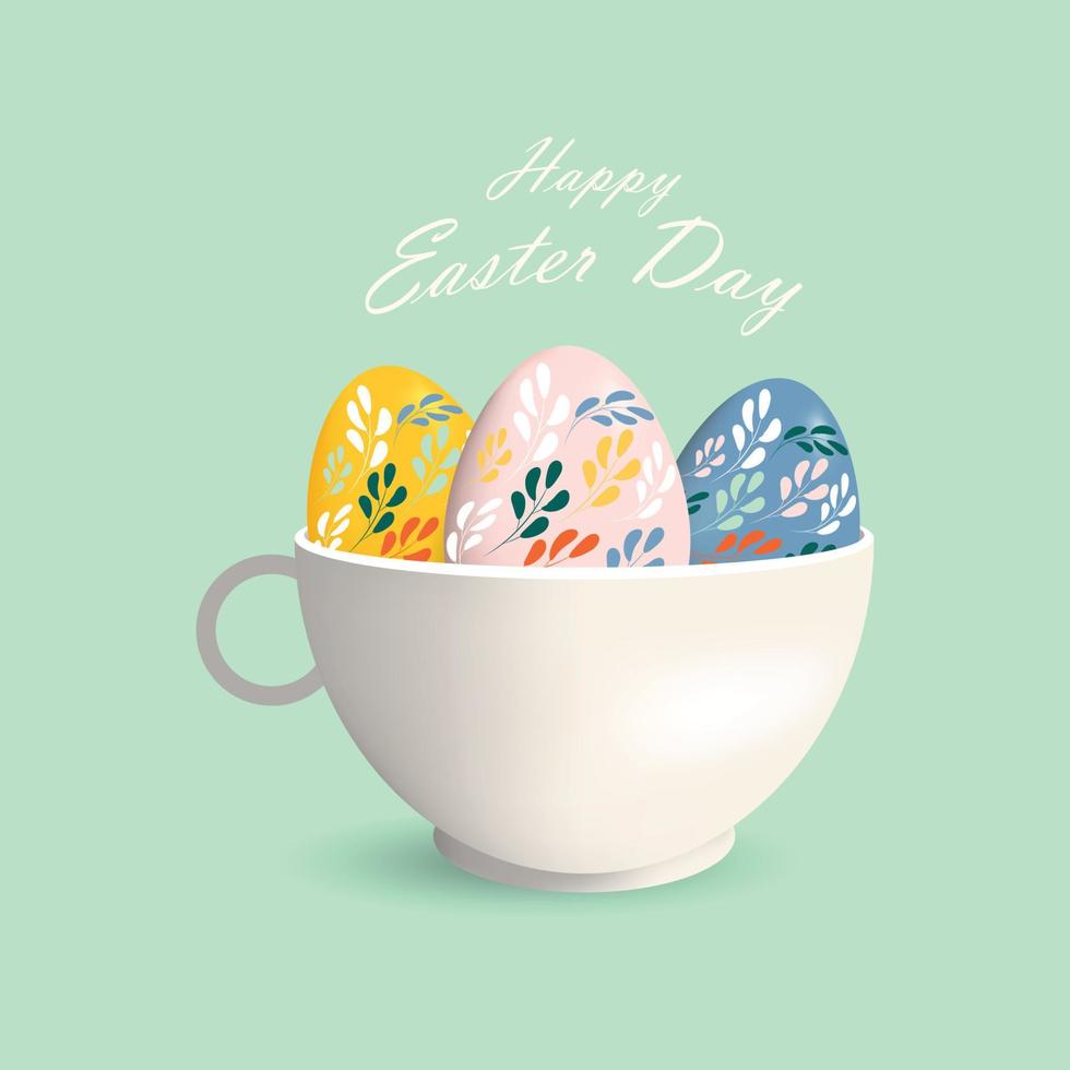 Happy Easter Day vector