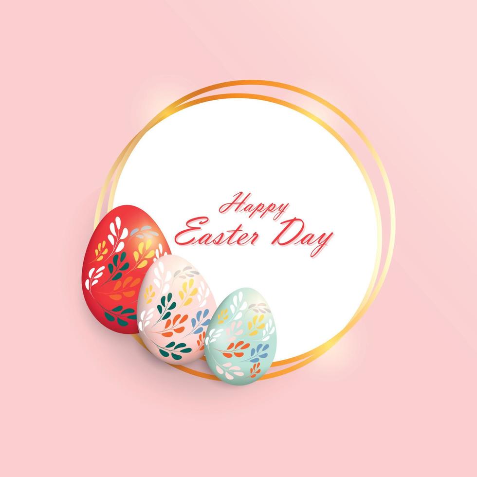 Happy Easter Day vector