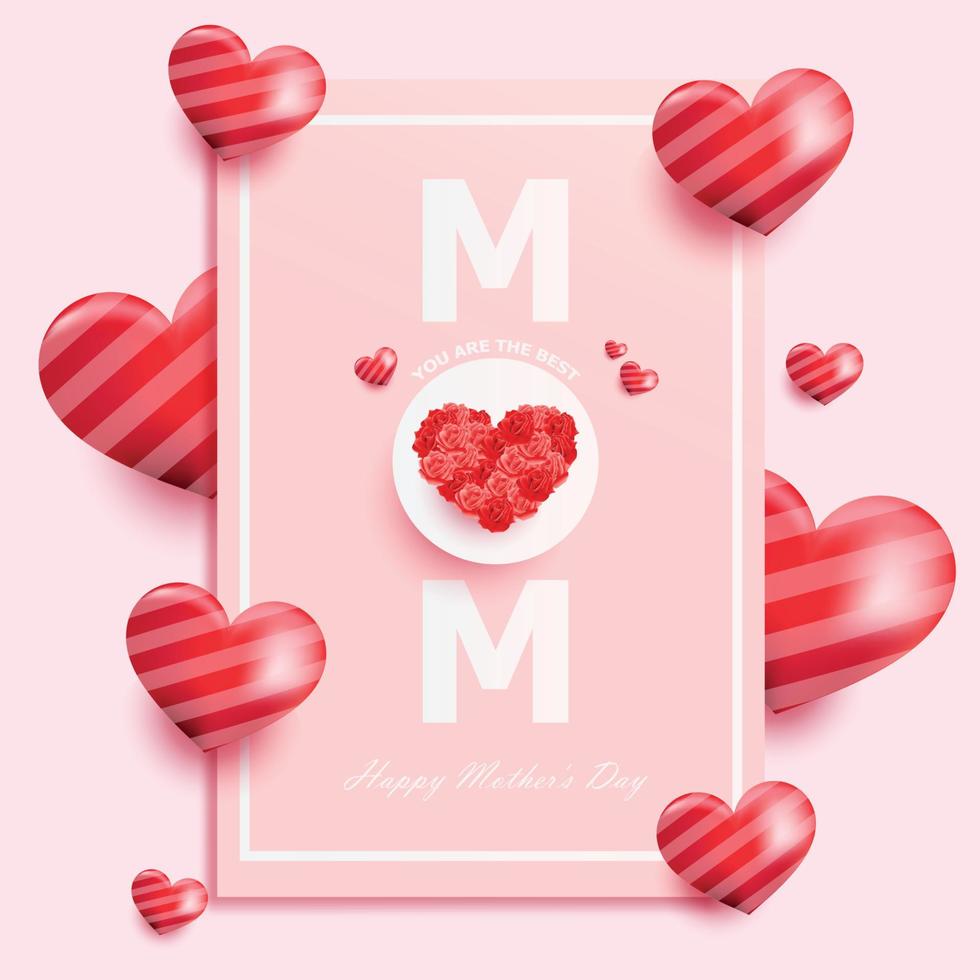 Happy Mothers Day vector