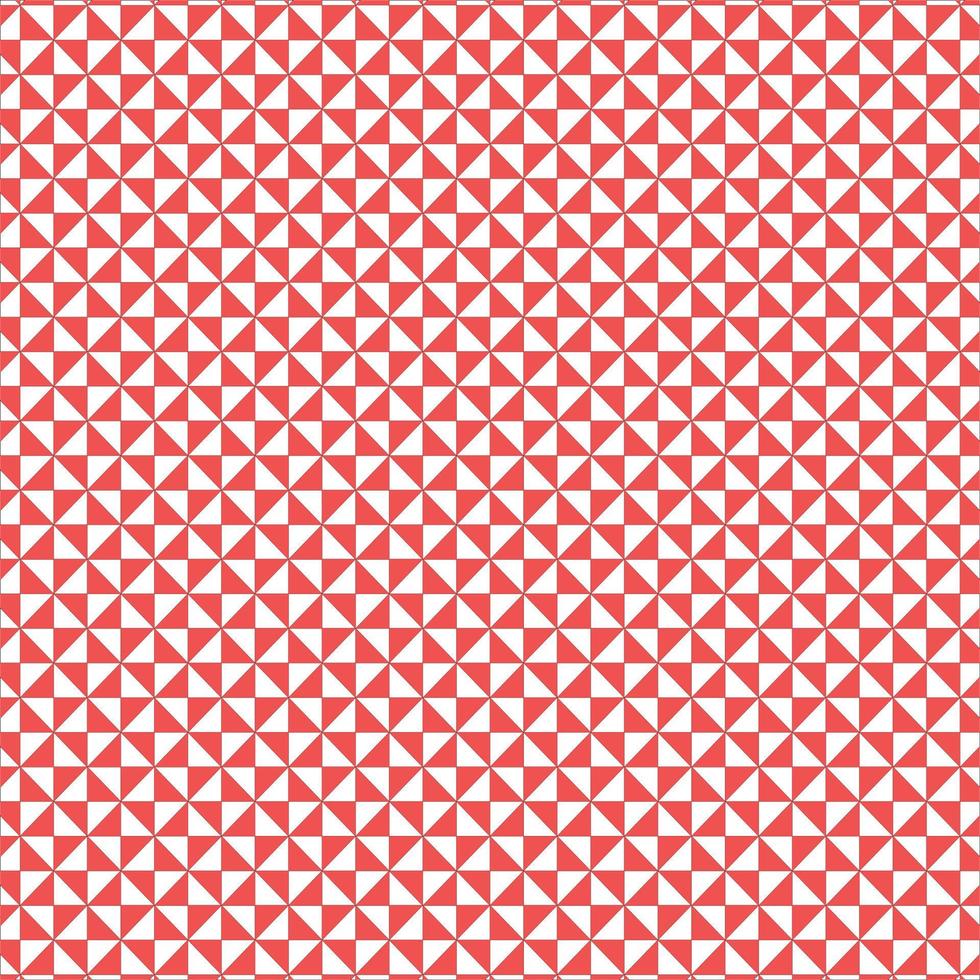 patrón de fondo de triángulo rojo de cuadrícula simple vector