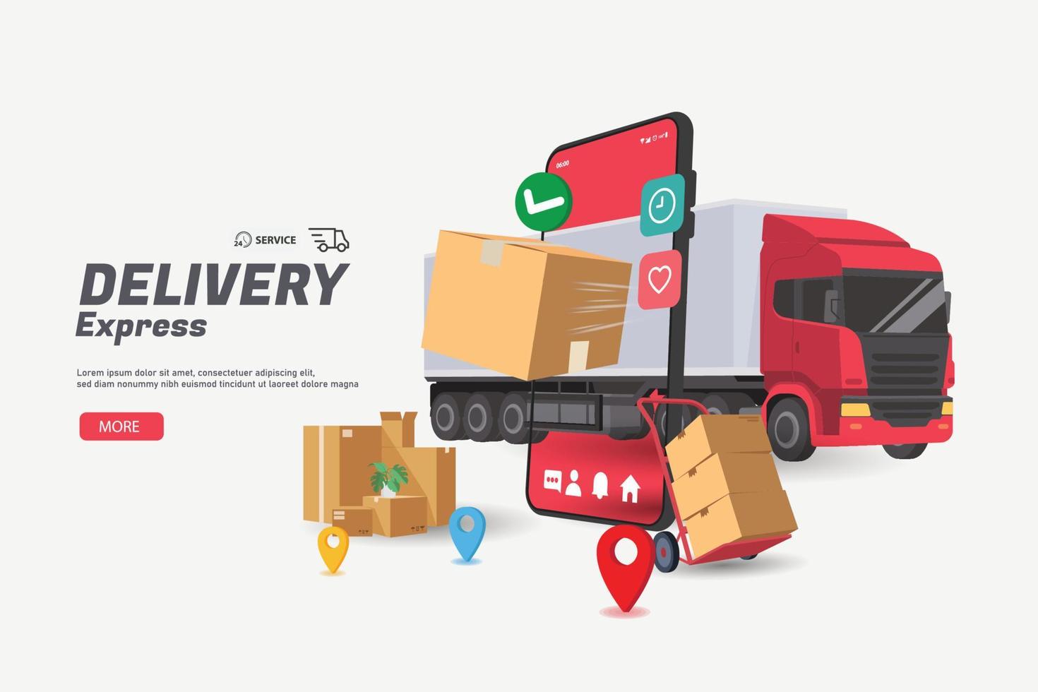 Video game online shopping and delivery concept 1233215 Vector Art at  Vecteezy