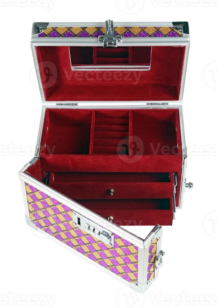 metallic chest box for jewelry photo