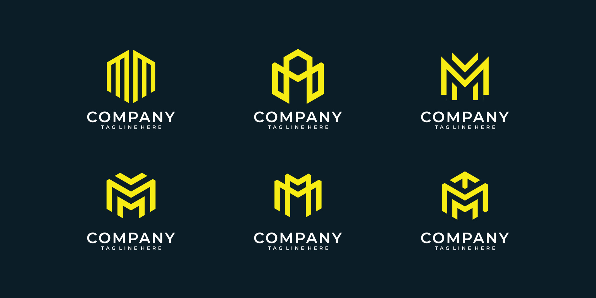 Letter M MM Monogram Logo Design Graphic by vectoryzen · Creative