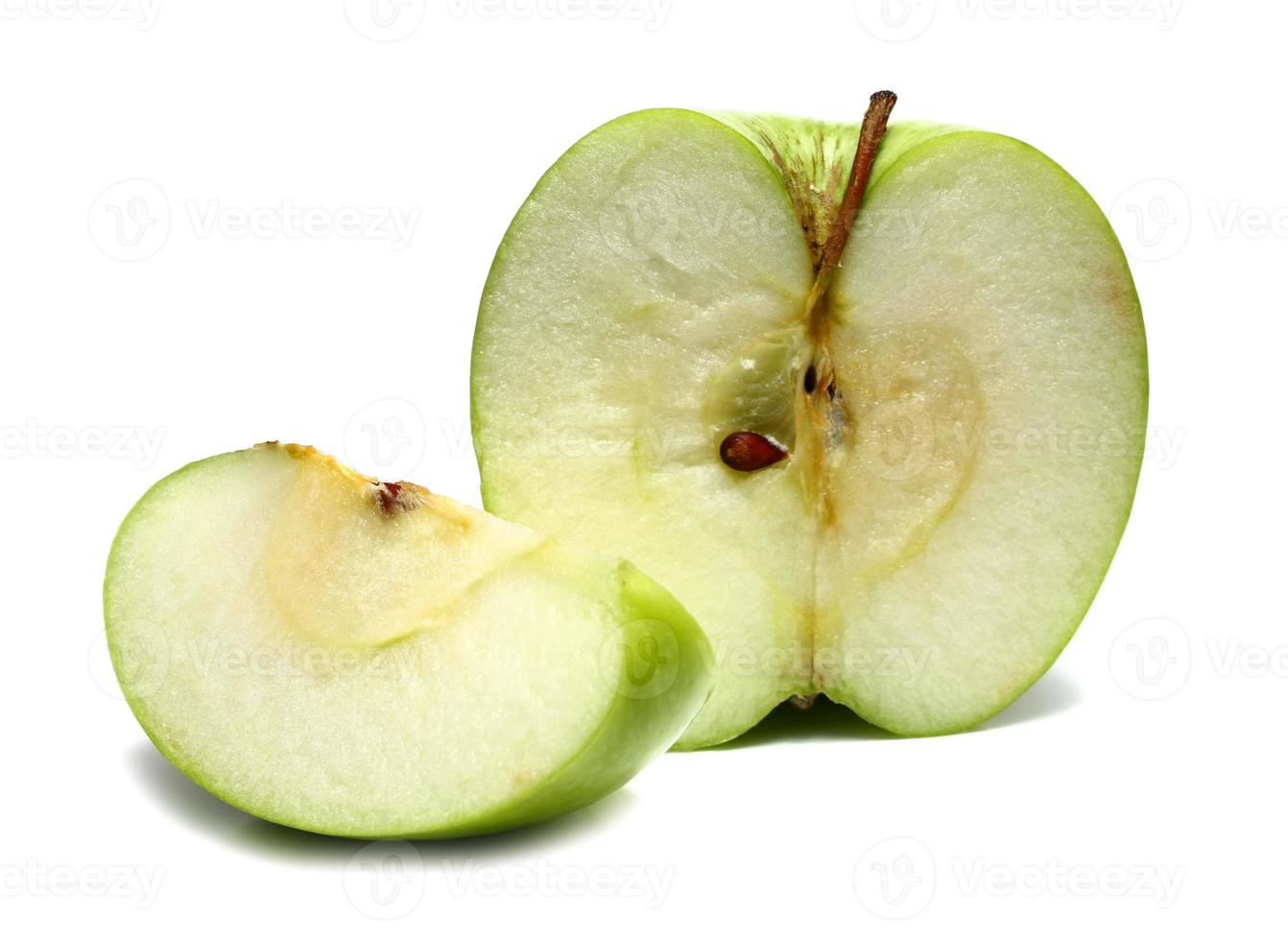 cut apple to pieces photo