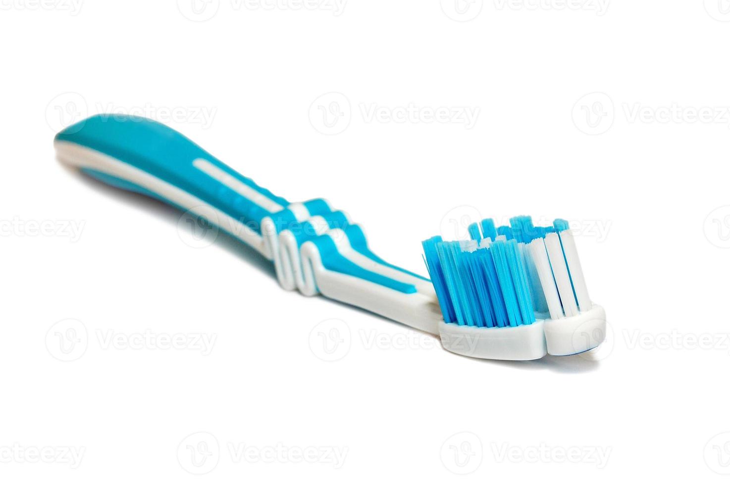 cepillo de dientes azul foto