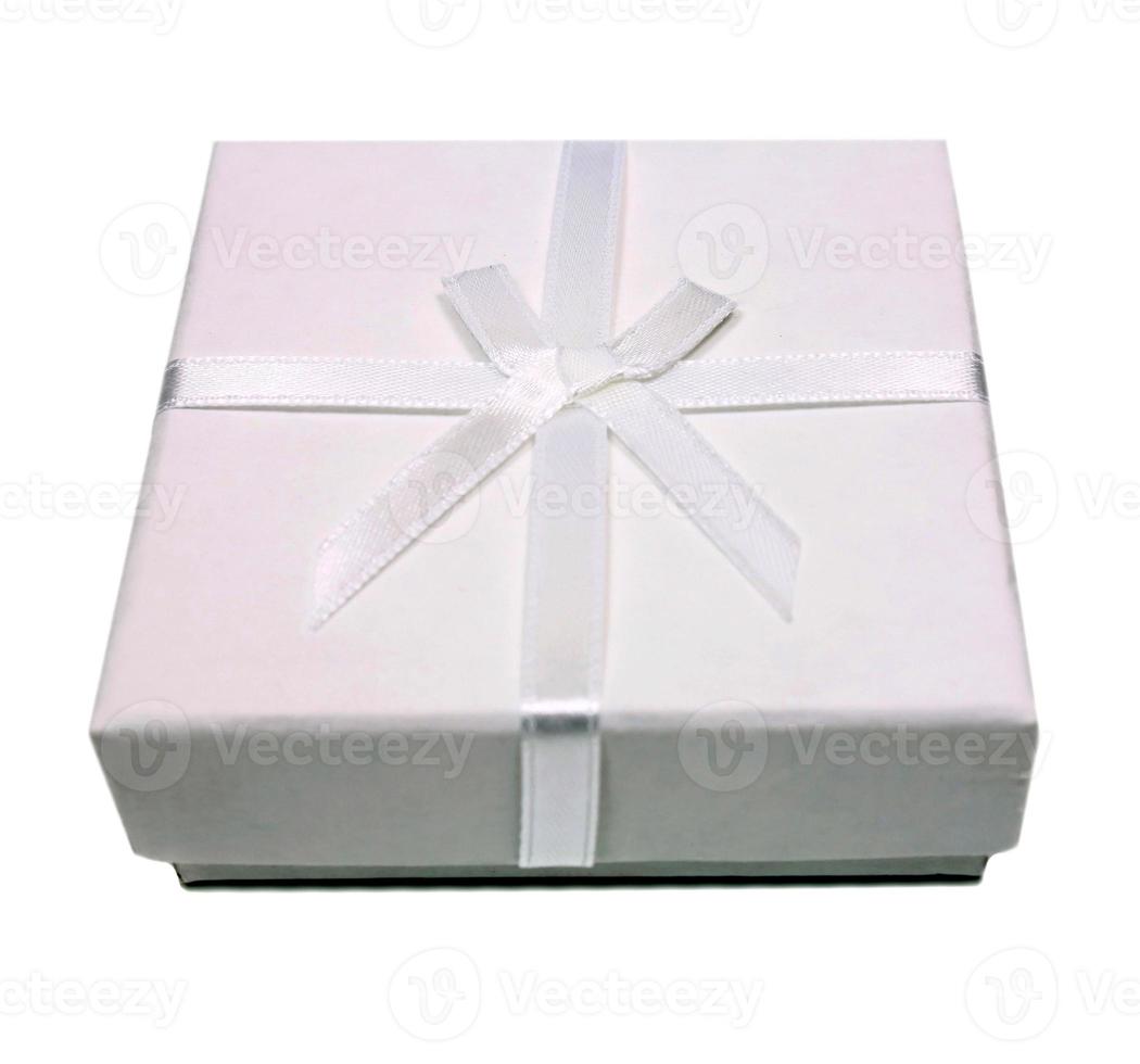 white box for gifts photo