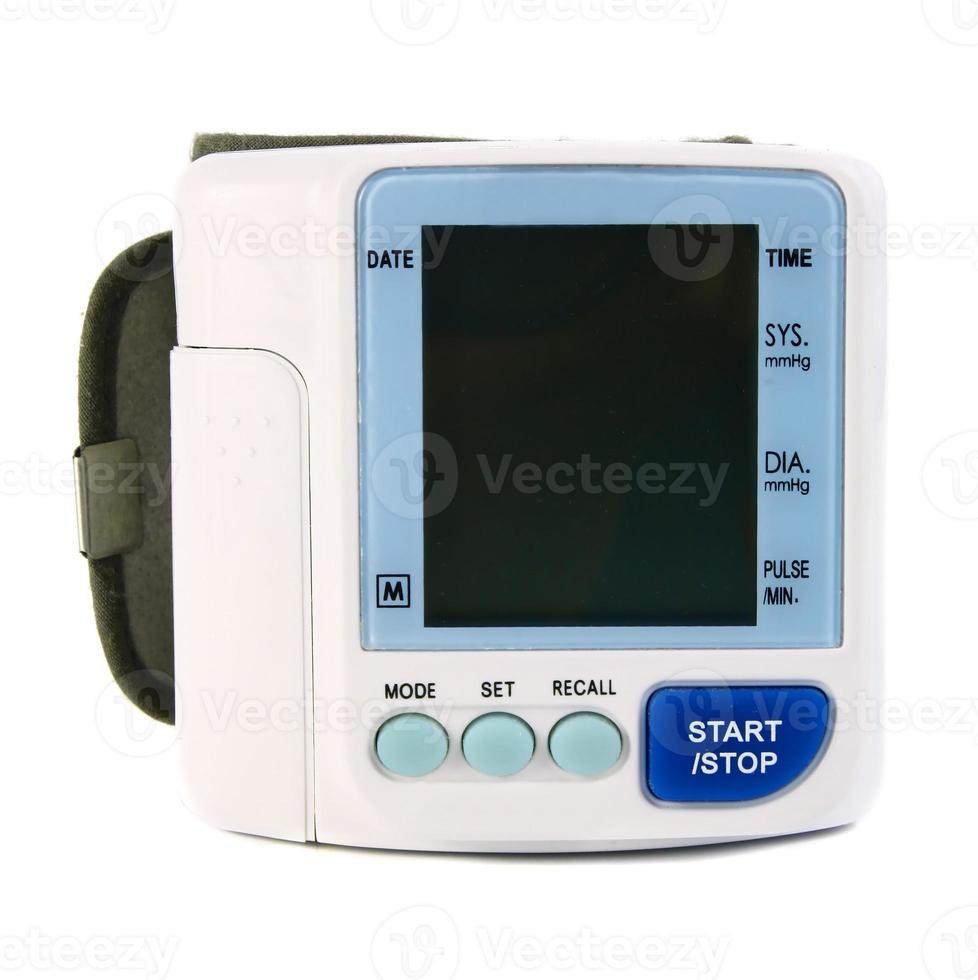 an electronic device reading blood pressure photo