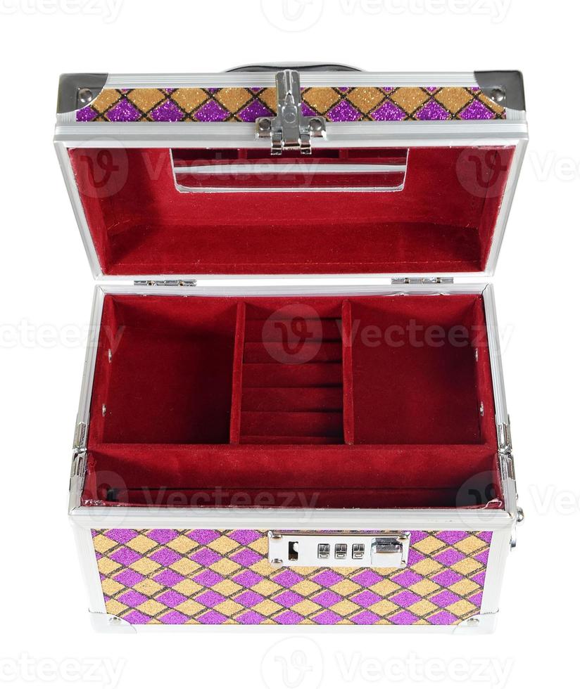 metallic chest box for jewelry photo