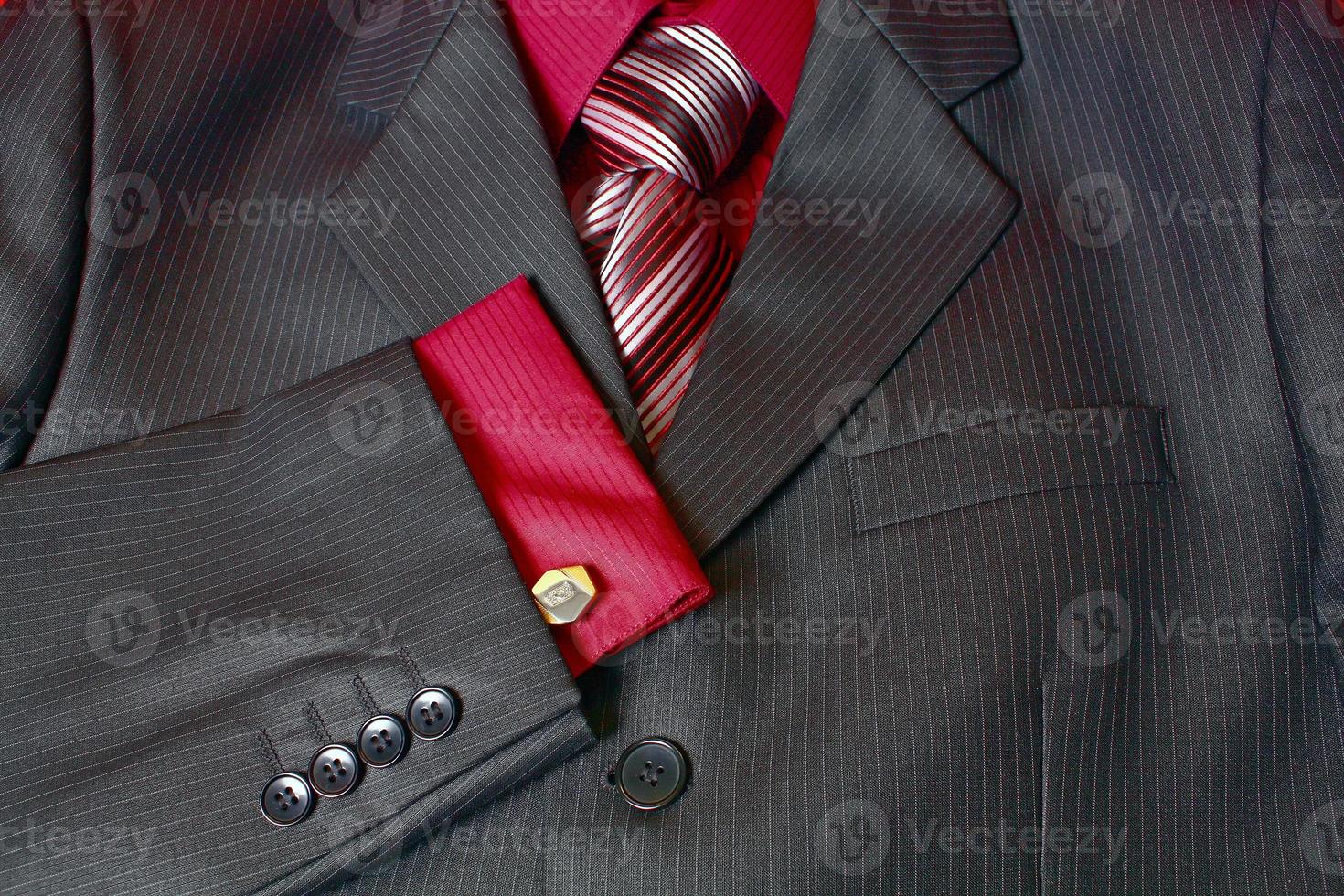 fragment man suit shirt and tie photo