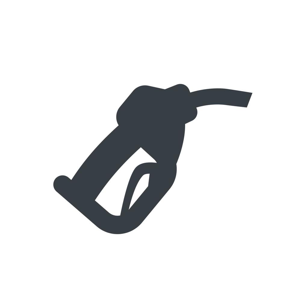 gasoline nozzle, gas station icon vector
