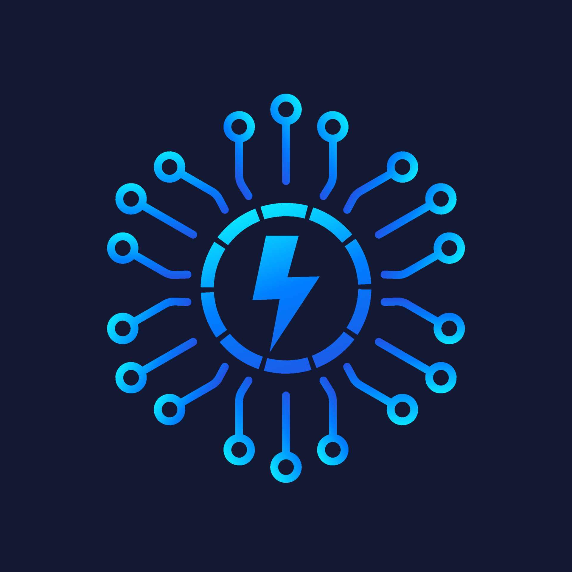 electricity and electric grid vector icon 7280433 Vector Art at Vecteezy