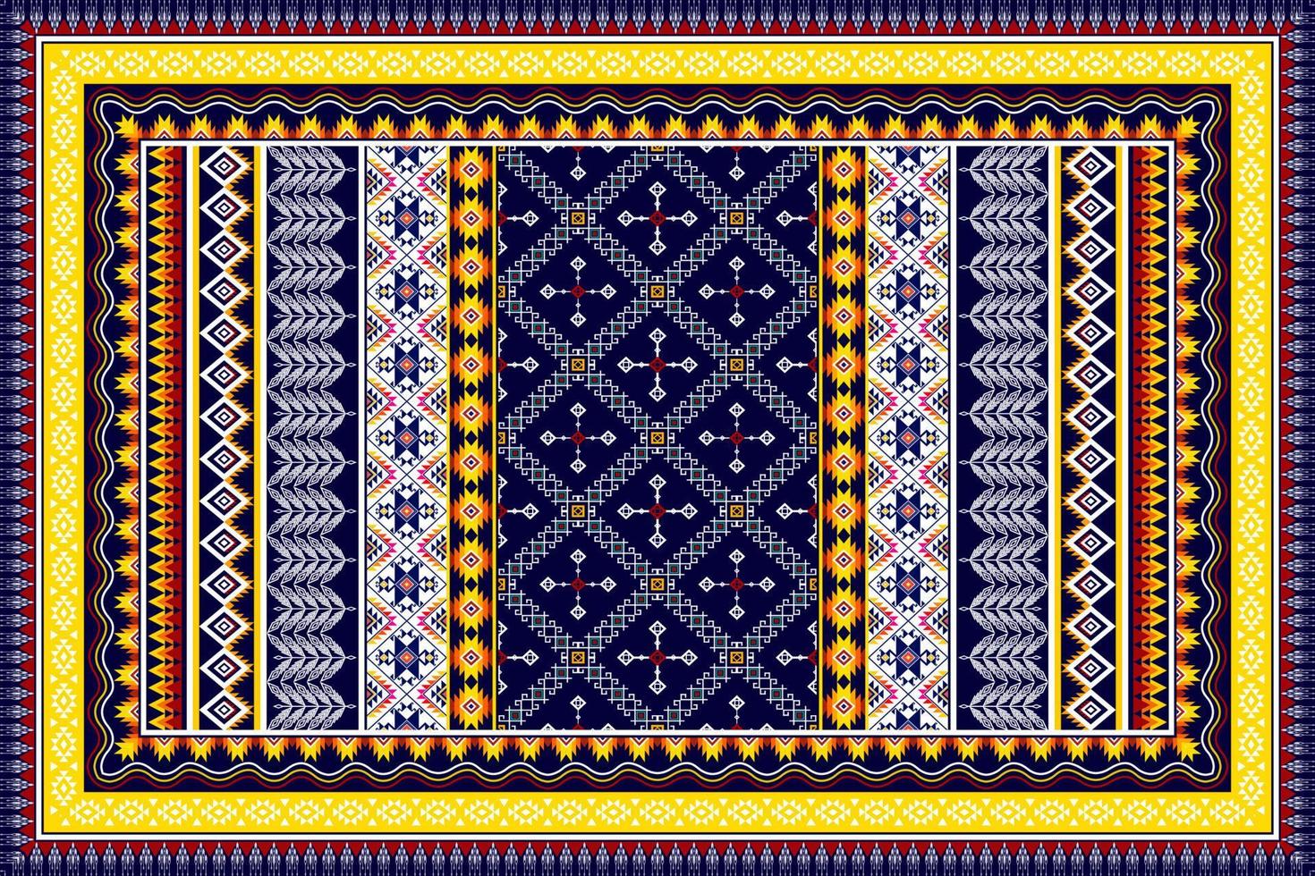 Abstract geometric ethnic pattern design. Aztec fabric carpet mandala ornament ethnic chevron textile decoration wallpaper. Tribal boho native ethnic traditional embroidery vector background