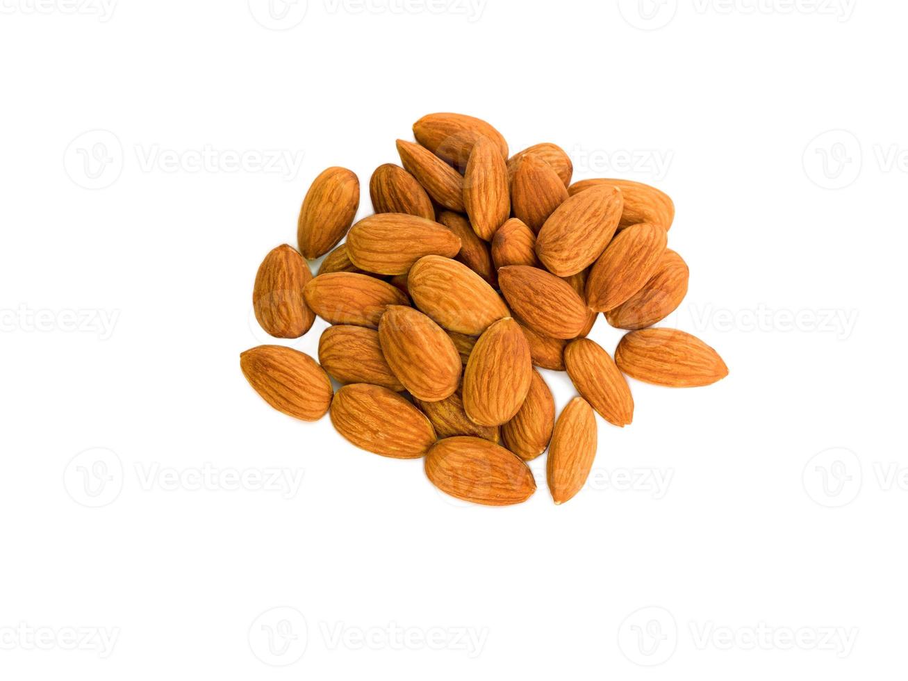 peanuts almond peeled, isolated photo