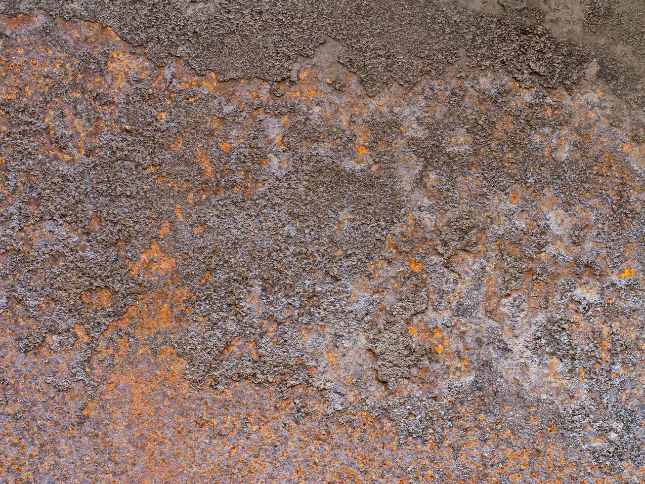 Old brown rusty metal photo