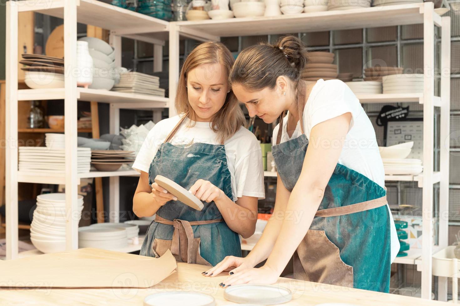 Handcraft product. Earn extra money, side hustle, turning hobbies into job. photo