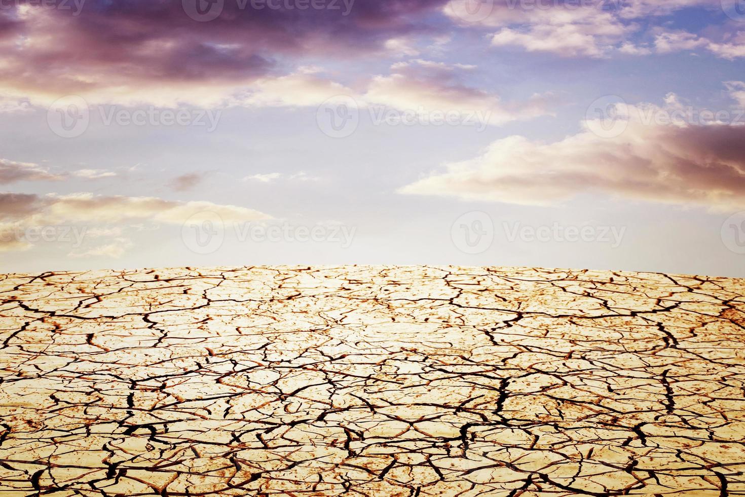 Dry ground and sky photo