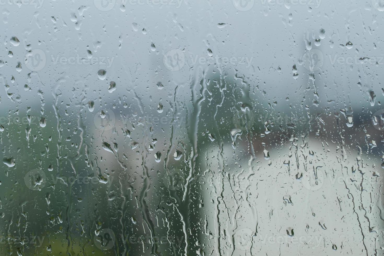 Wet glass texture photo