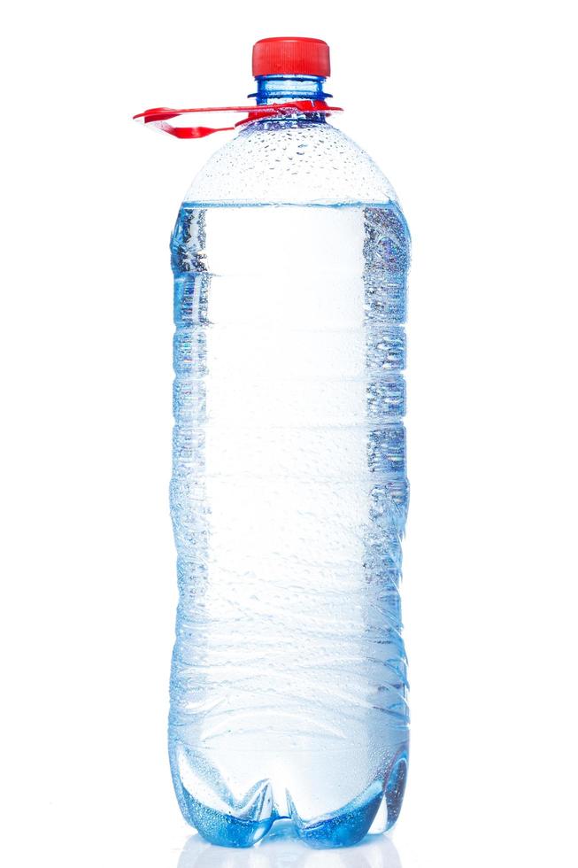 Bottle of cold water photo