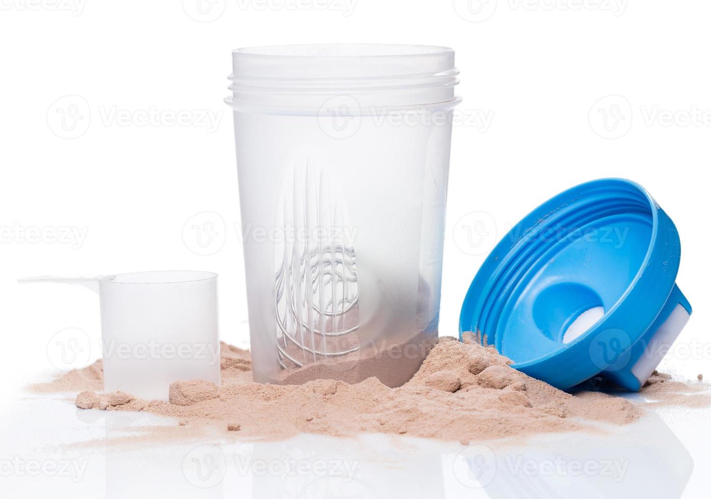 Shaker and protein powder photo