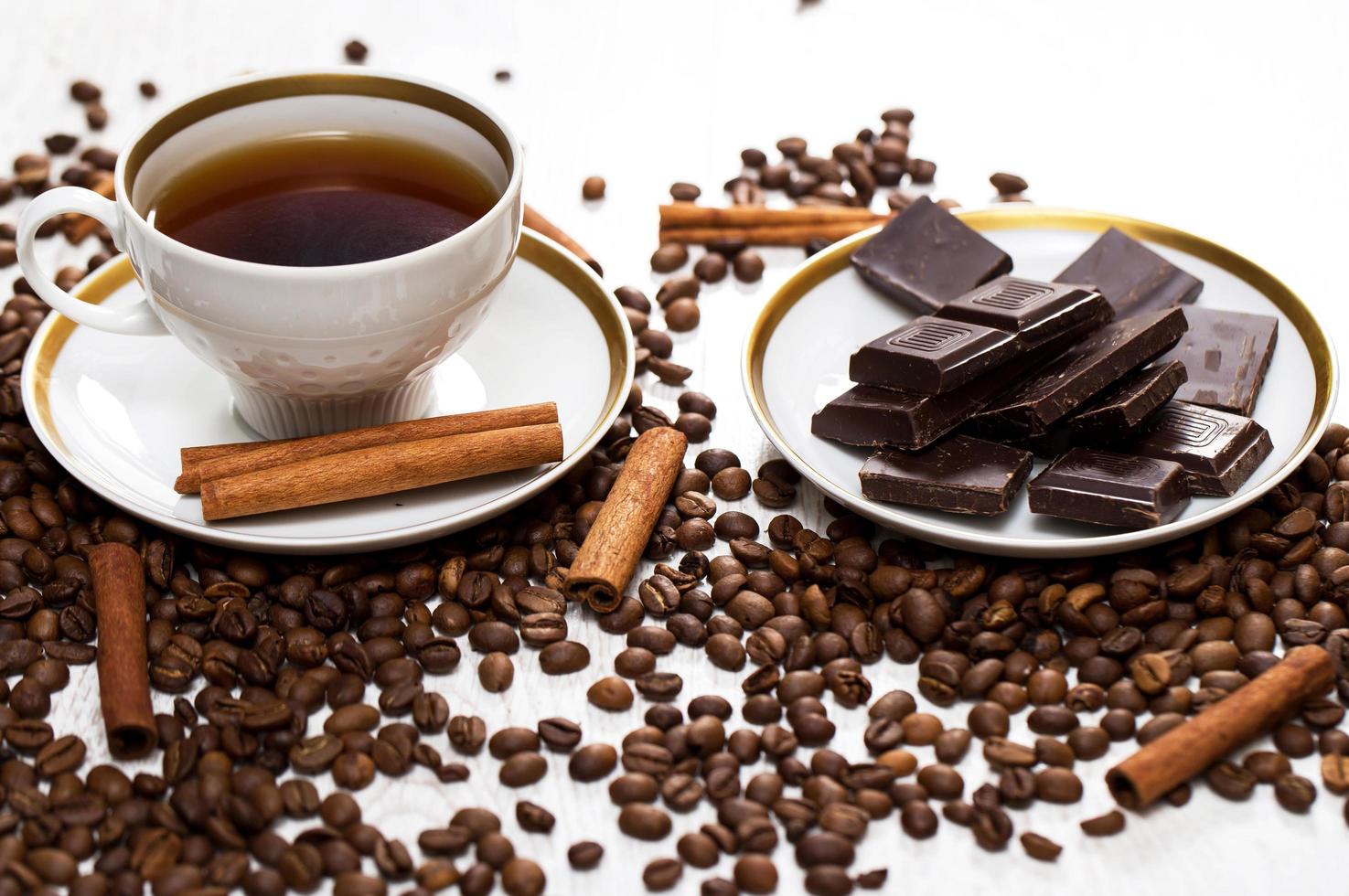 Coffee and chocolate photo