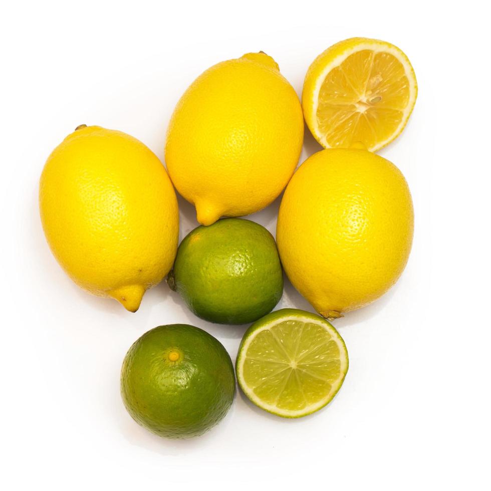 Different citrus fruits photo