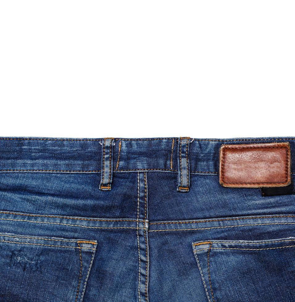 Closeup of jeans photo