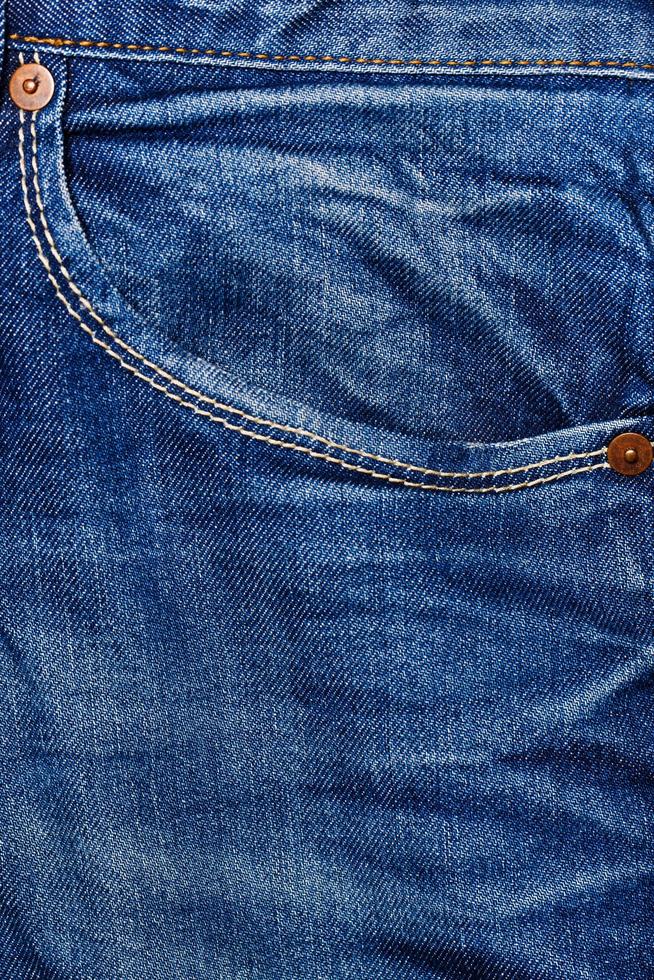 Closeup of denim texture photo