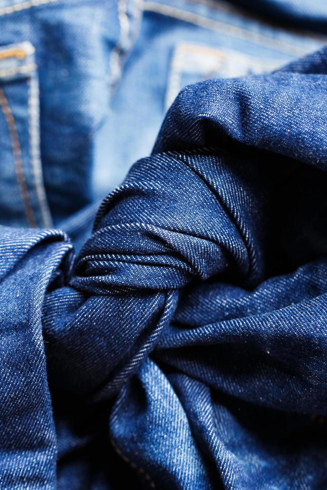 Closeup of jeans photo