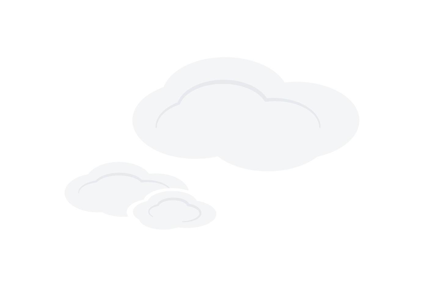 aislado de vector de nube de dibujos animados gris sobre fondo blanco  7282502 Vector en Vecteezy