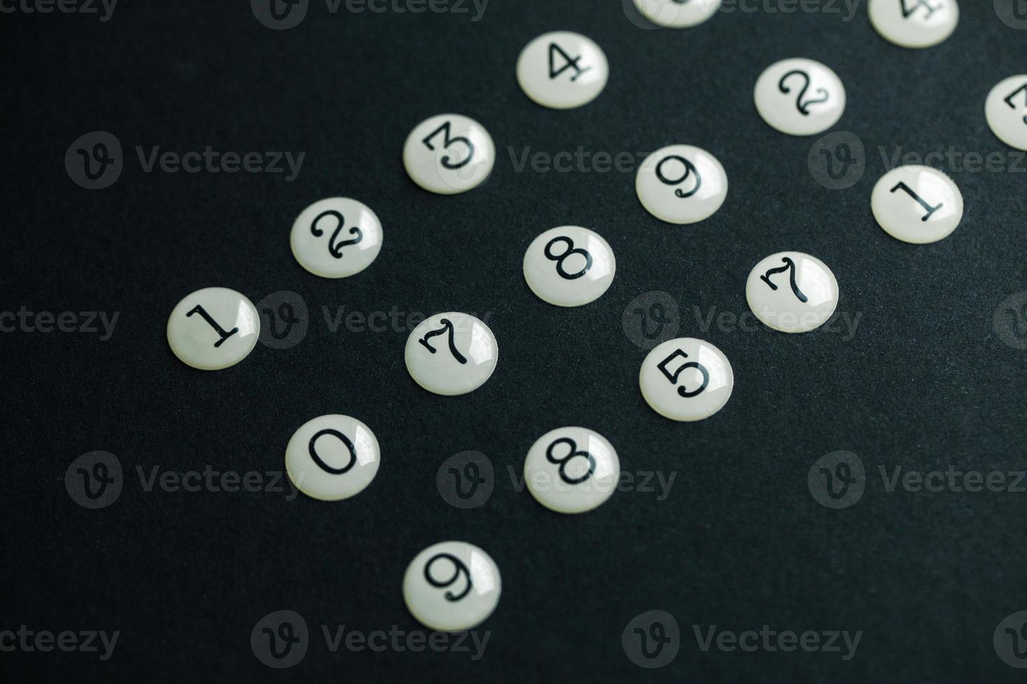 Background of numbers. from zero to nine. Numbers texture. Finance data concept. Matematic. Seamless pattern with numbers. financial crisis concept. Business success. photo