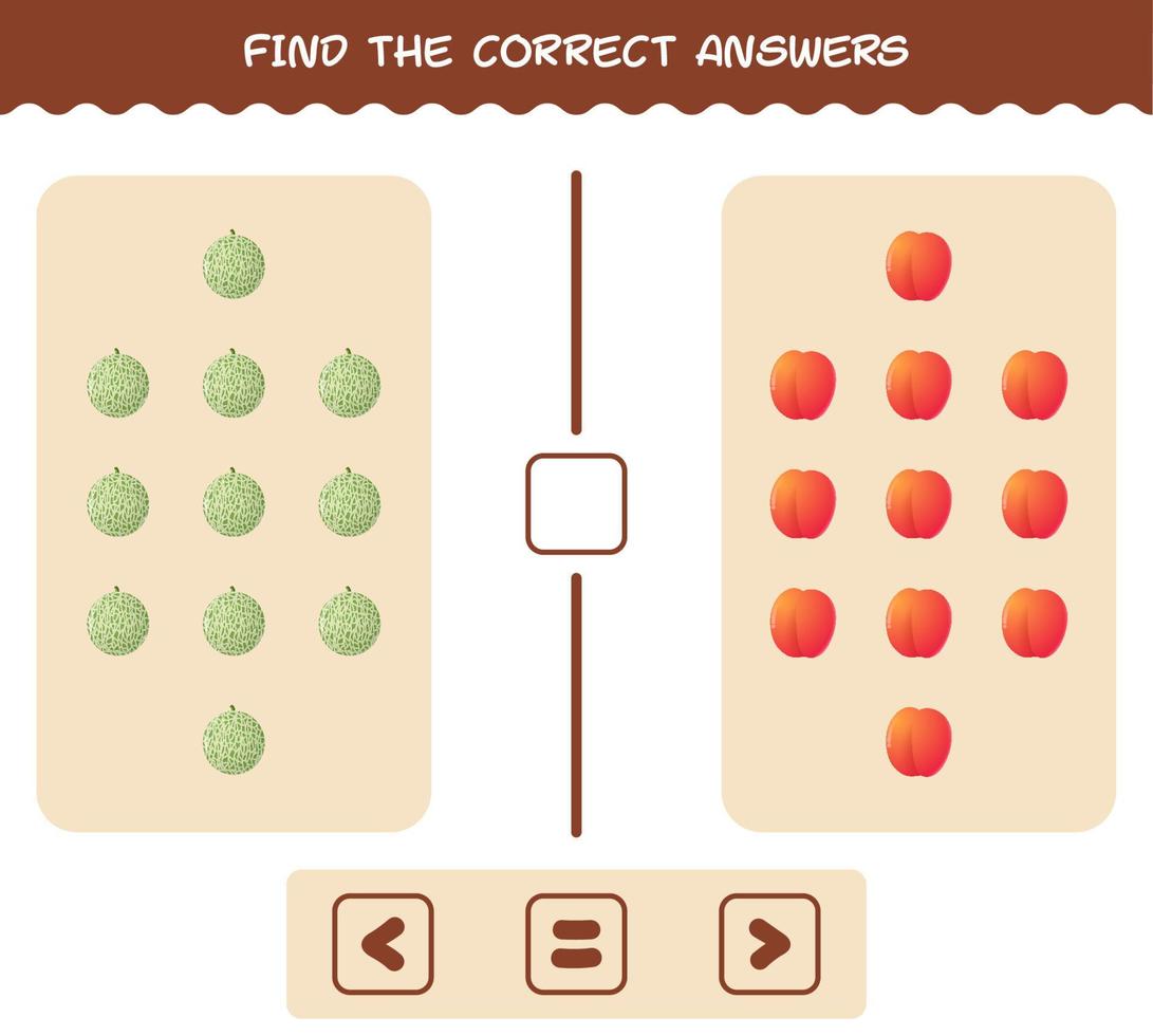 Find the correct shadows of cartoon fruits. Searching and Matching game. Educational game for pre shool years kids and toddlers vector