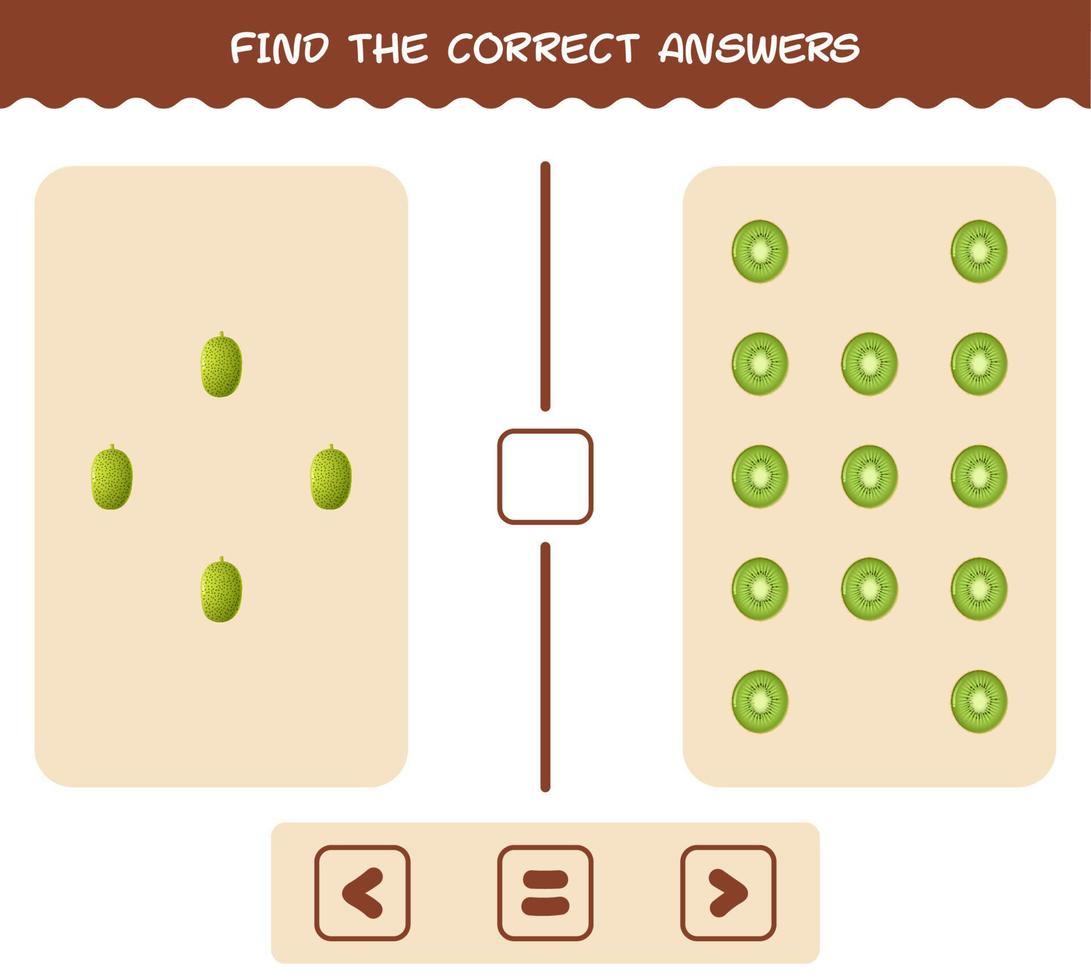 encuentra las sombras correctas de las frutas de dibujos animados. juego de búsqueda y combinación. juego educativo para niños de edad preescolar y niños pequeños vector