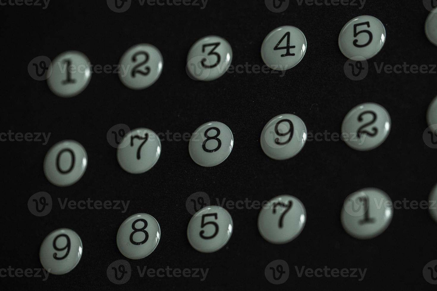 Background of numbers. from zero to nine. Numbers texture. Finance data concept. Matematic. Seamless pattern with numbers. financial crisis concept. Business success. photo