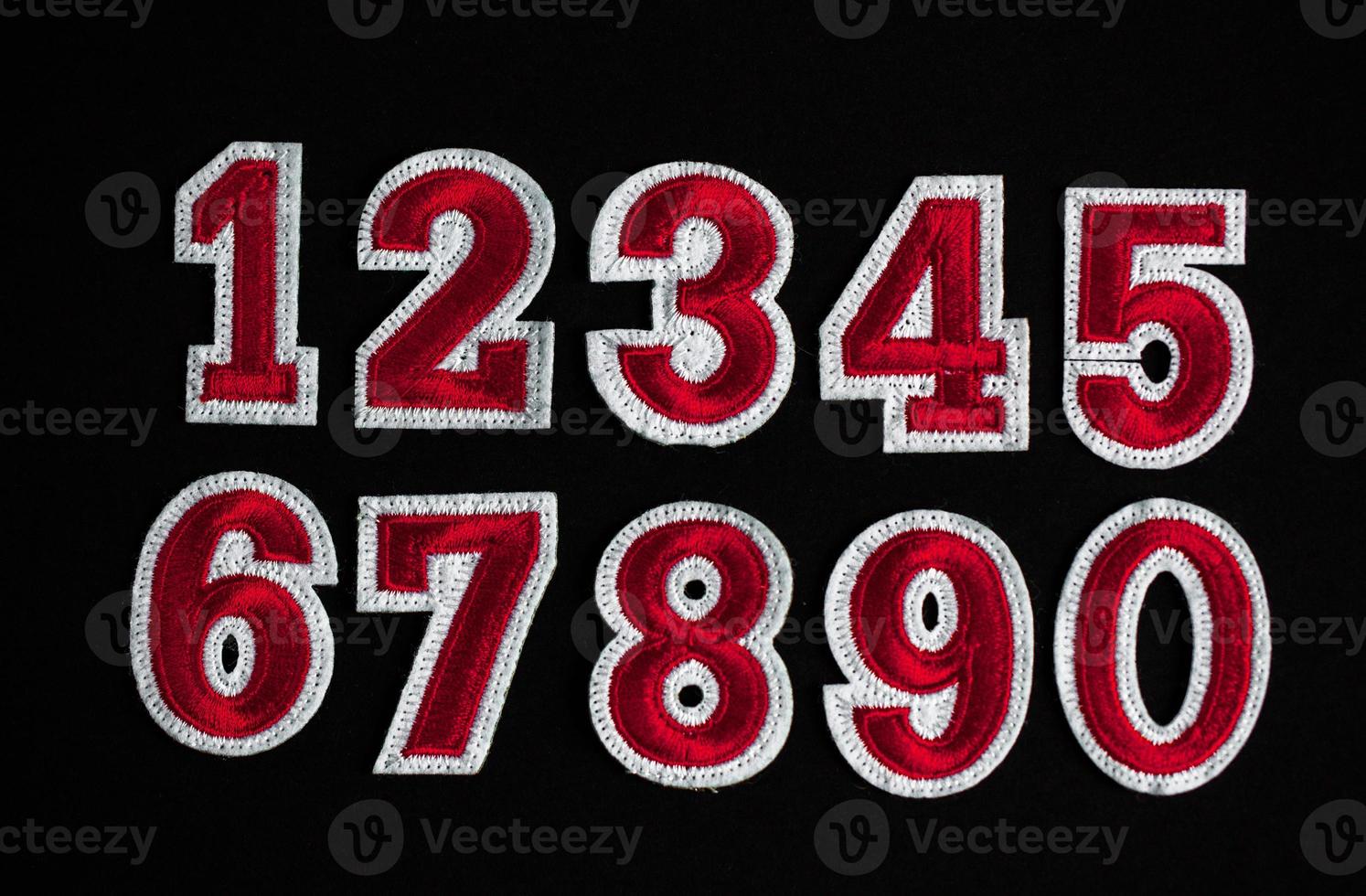 Background of numbers. from zero to nine. Numbers texture. Finance data concept. Matematic. Seamless pattern with numbers. financial crisis concept. Business success. photo