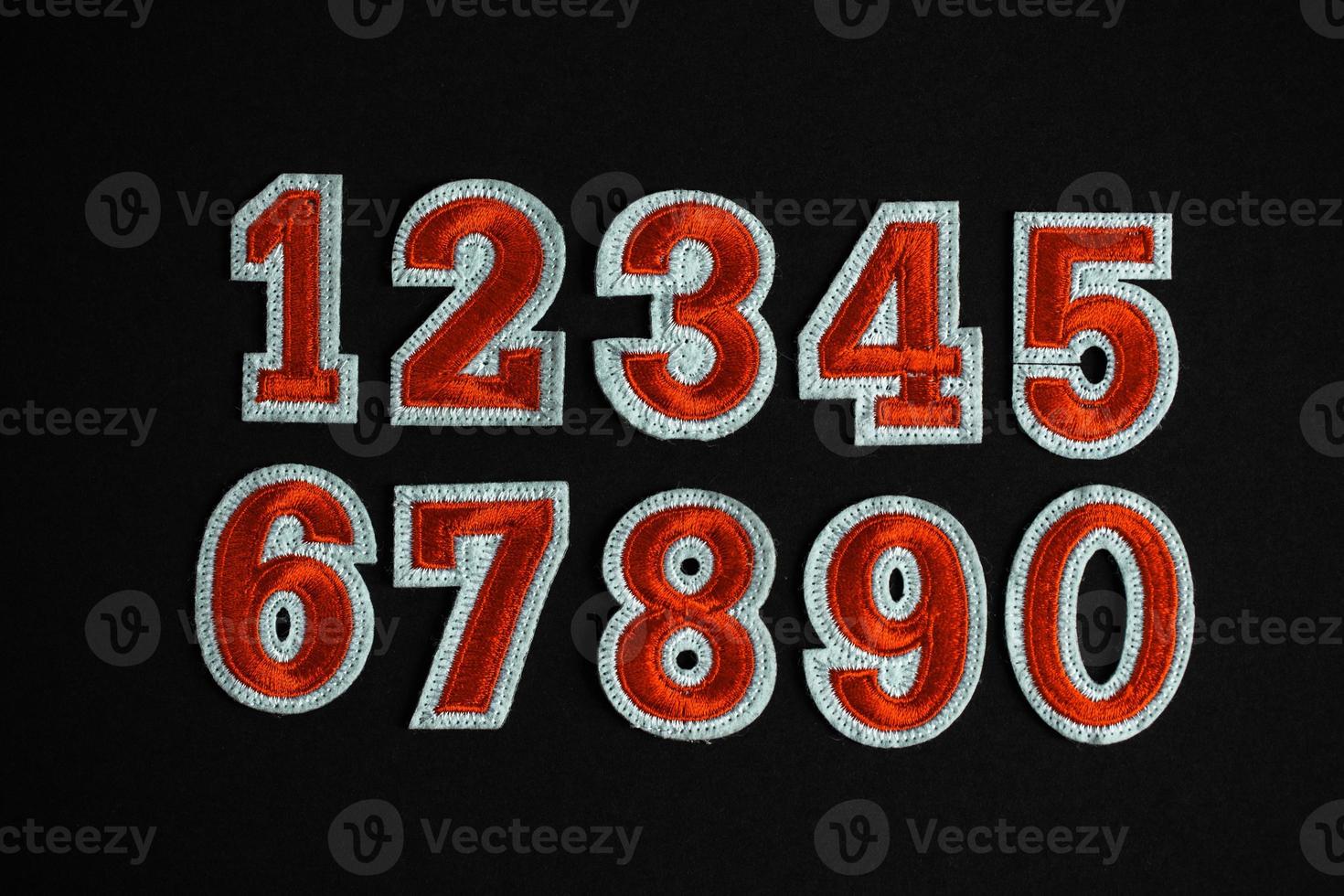 Background of numbers. from zero to nine. Numbers texture. Finance data concept. Matematic. Seamless pattern with numbers. financial crisis concept. Business success. photo